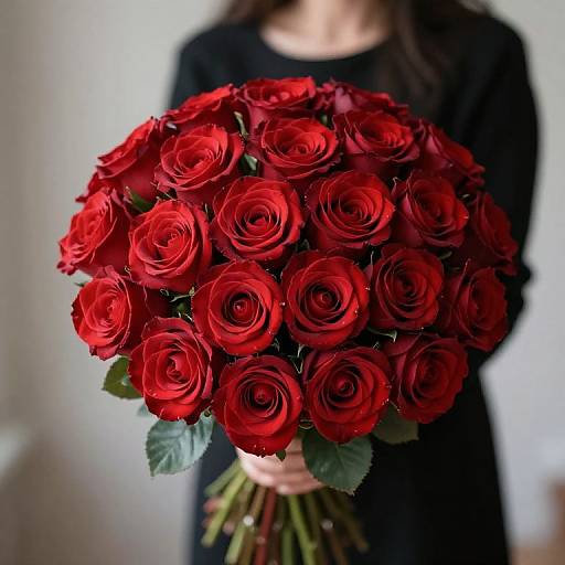 Elegant Red Rose Bouquet