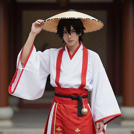 Inosuke in Traditional Asian Costume
