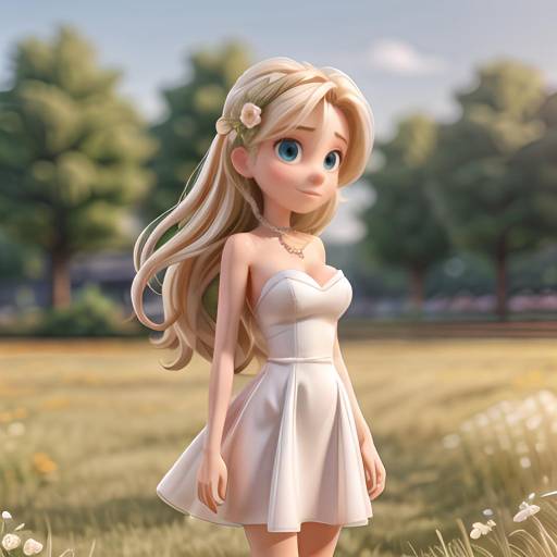 Elegant Outdoor Bridal Portrait of a Girl