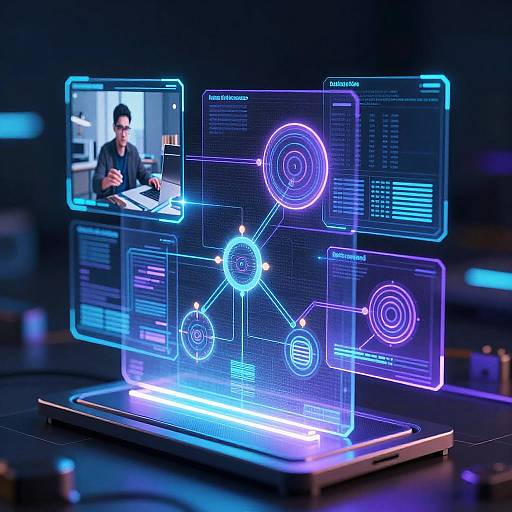 Cyberpunk Image Diffusion Interface