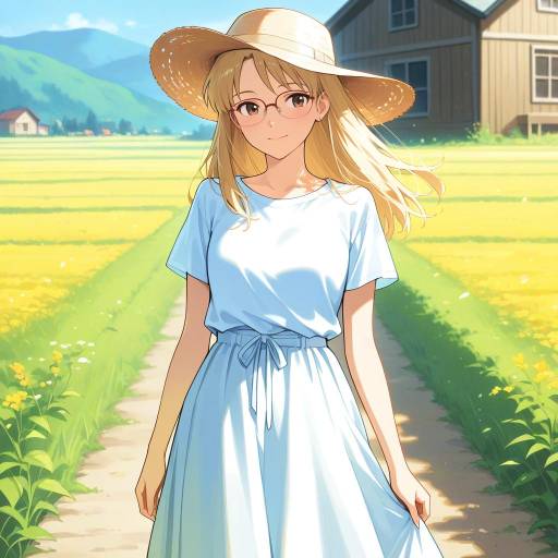 Charming Summer Scene in a Farmhouse Charming Summer Scene in a Farmhouse