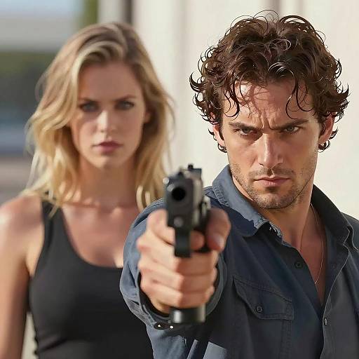 Intense Duo: Gunpoint Standoff