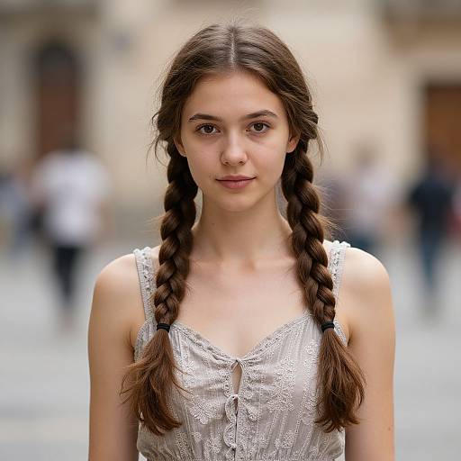 Early Medieval European Woman Portrait