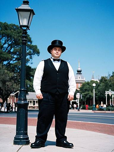Plus-Size Disney-Style Mary, Male Top Hat