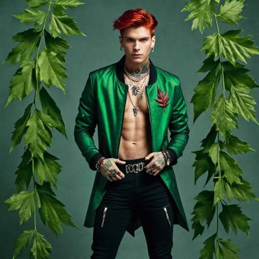 Fantasy Male with Jewelry and Unique Features