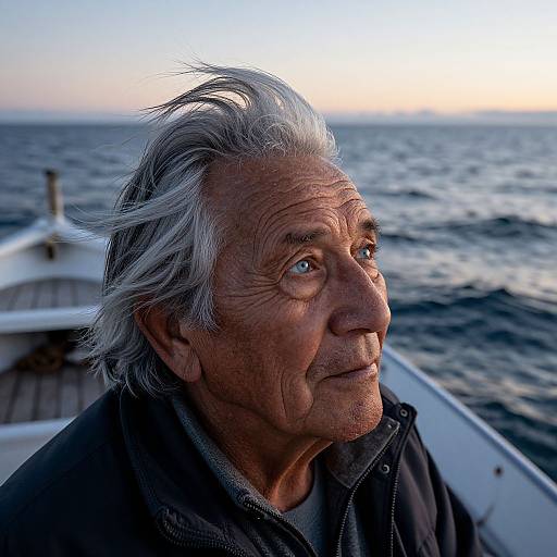 Photorealistic Portrait of Native Fisherman