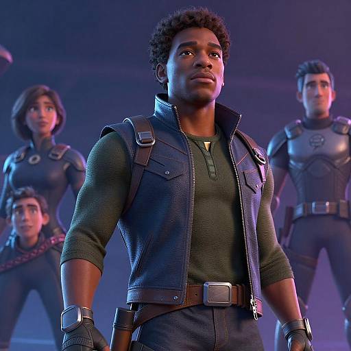 Low Angle John Boyega Portrait