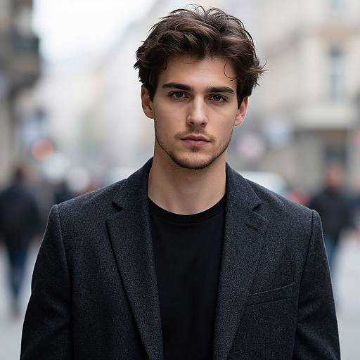 Stylish Young Man Urban Portrait