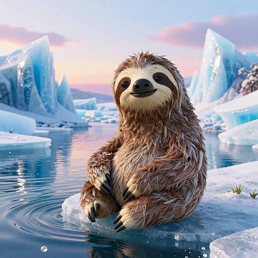 Sid the Sloth by Sparkling Ice River