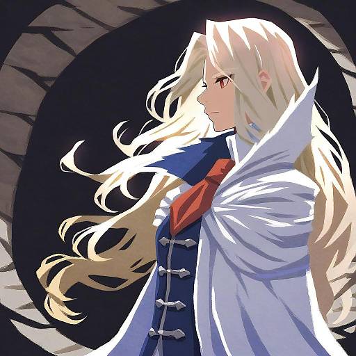 Illustration of Alucard (castlevania), castlevania (series) in the style of Miclot