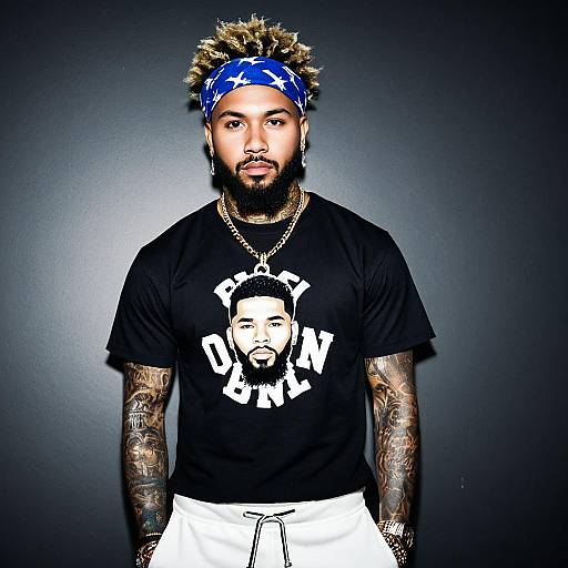 Realistic Odell Beckham Costume Portrait