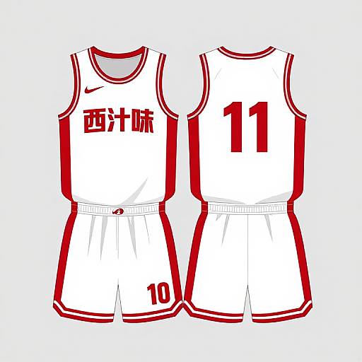 Youth Basketball Player in White Jersey