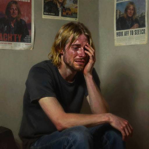 Kurt Cobain Melancholic Portrait