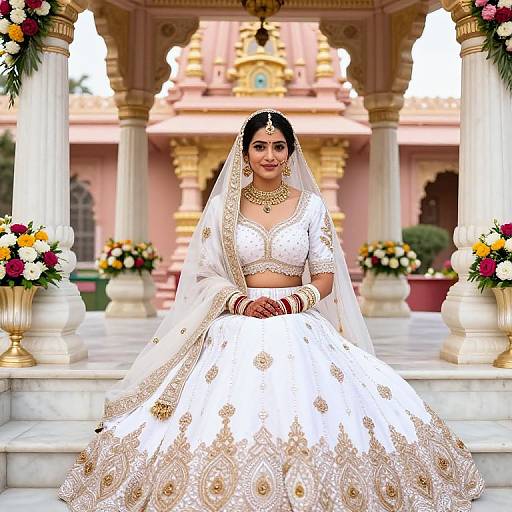 Modern Indian Bride in Haldi Ceremony