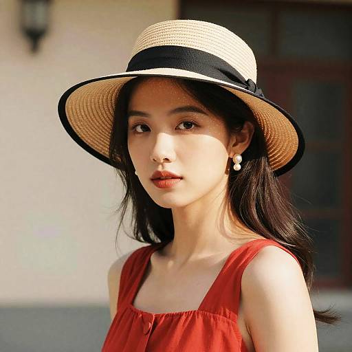 Retro Technicolor Chic Woman