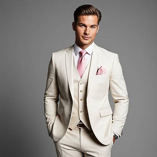 Elegant Men's Wedding Fashion Photography