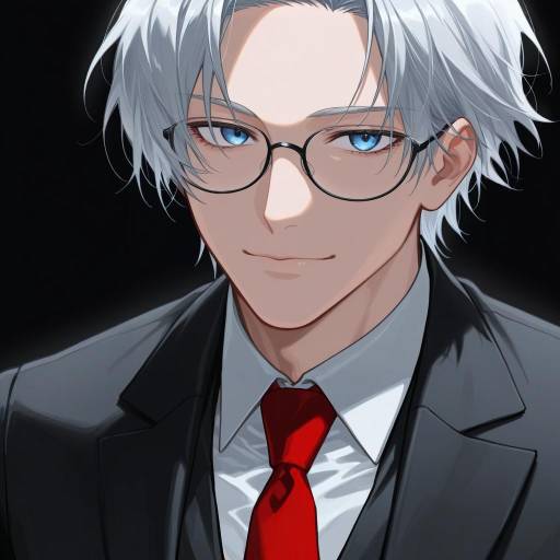 Charming Middle-Aged Man Portrait Charming Middle-Aged Man Portrait