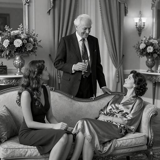 Elegant Family Portrait in Classic Setting