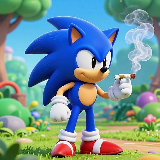 Sonic Smoking in Chao Garden