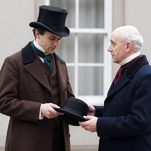 Victorian Encounter: A Moment Captured