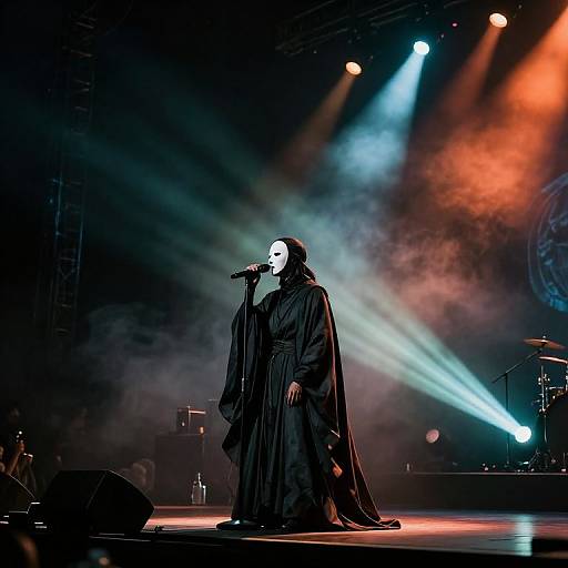 Sleep Token Dark Moody Concert Scene