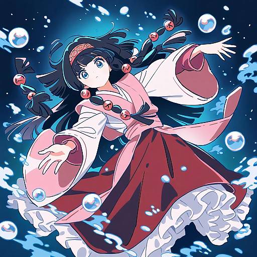 Illustration of Alluka zoldyck, hunter x hunter in the style of Mitsumoto jouji