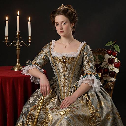 Elegant Historical Woman's Portrait