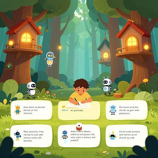 Magical AI Forest for Kids