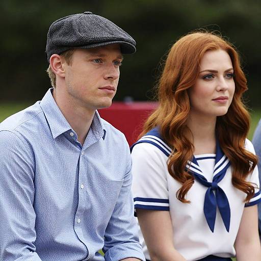 Outdoor Portrait of Two People Together