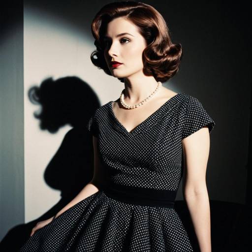Elegant 1950s Bernice Bennett Cosplay