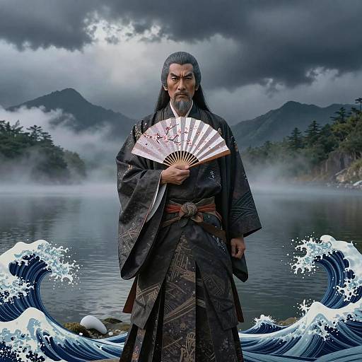 Mystic Japanese Kami by Tranquil Lake