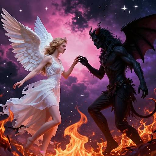 Forbidden Love: Angel and Demon