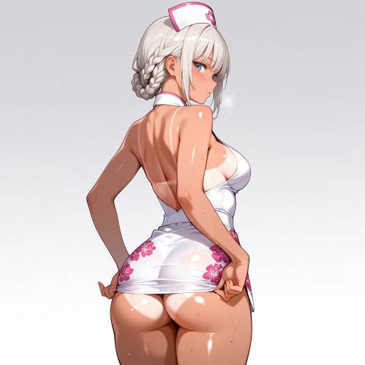Elegant Cowboy Shot of a Graceful Woman Elegant Cowboy Shot of a Graceful Woman