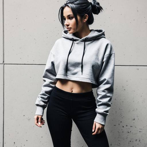 Stylish Hush Cosplay with Gray Hoodie