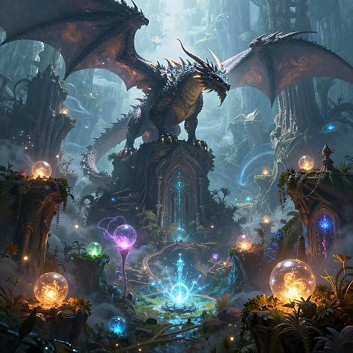 Epic Mythical Fantasy Landscape Art