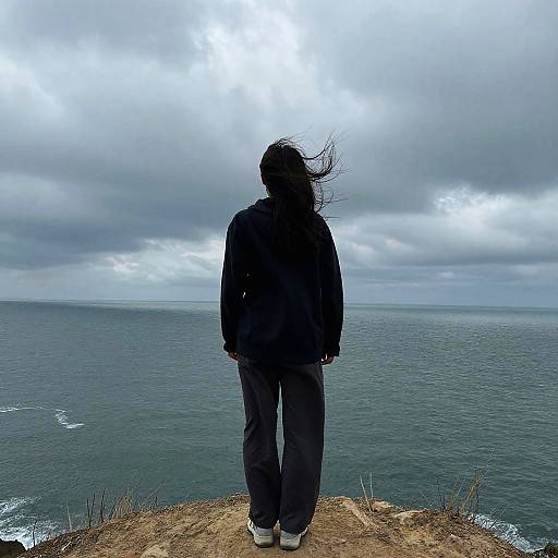 Backwards Glance on Cliff Edge