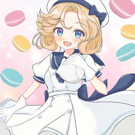Illustration of Janus (kancolle), kantai collection in the style of Haruki (colorful macaron)