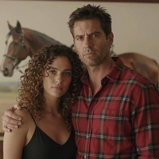 Intimate Indoor Couple Portrait