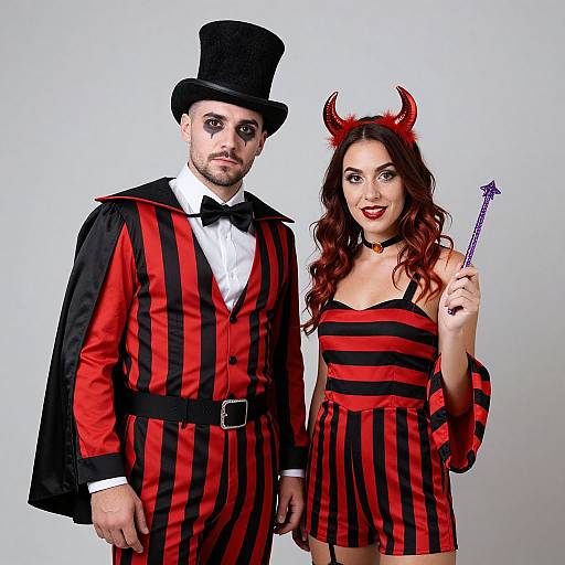Vibrant Deluxe Ringmaster Halloween Duo