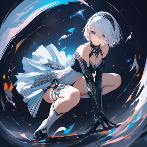 Sensual 2B Moonlit Portrait