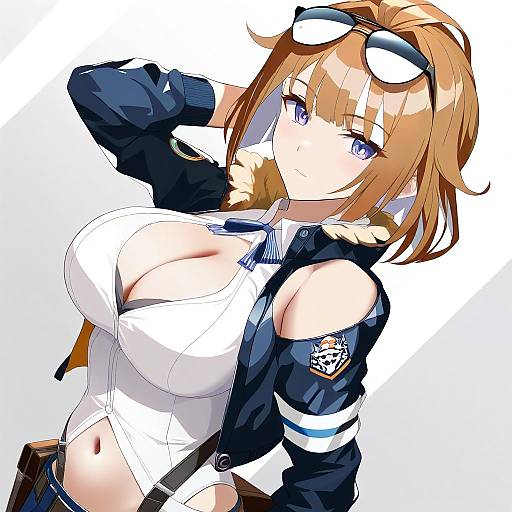 Illustration of Grizzly mkv (girls' frontline), girls' frontline in the style of Eto (ikumika)