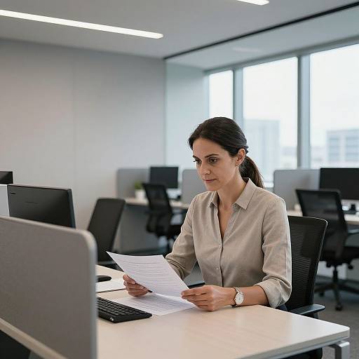 Modern Minimalist Office Interior