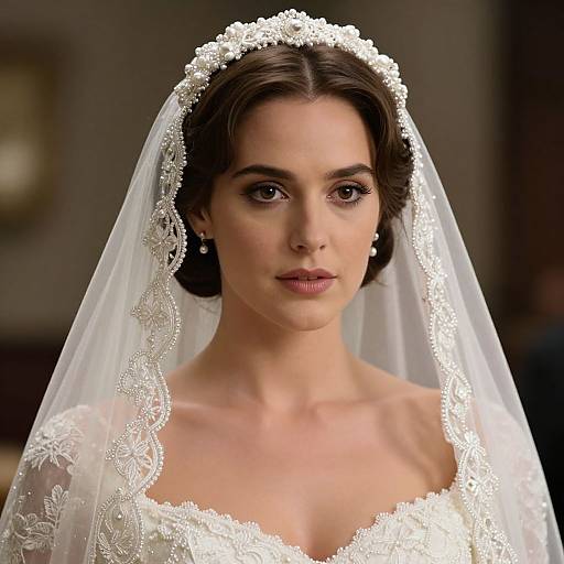 Woman in Godfather Wedding Costume