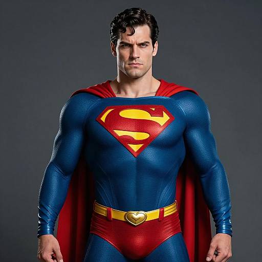 Photorealistic Superman Cosplay Portrait