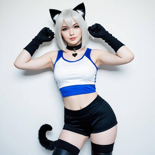 Sexy Modern Cat Cosplay Costume