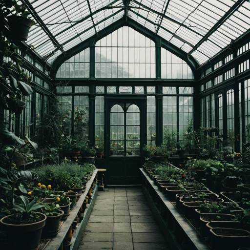 Victorian Greenhouse in Muted Lighting