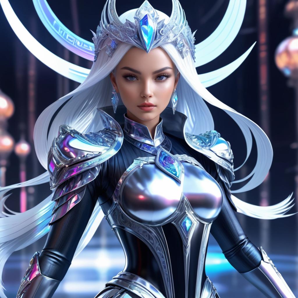 Stunning Female Android Concept Art