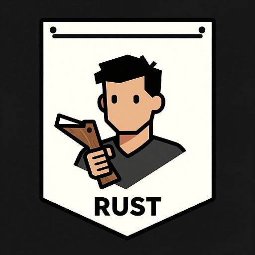 Minimalist Rust Survivor Banner
