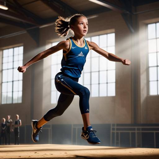 Athlete's Leap: Strength in Motion