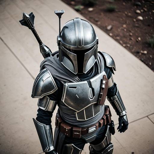 Cosplay Mandalorian in Beskar Armor